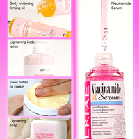 Coffrets de soins blanchissants hydratants en profondeur au glutathion, marque privée personnalisée, 5-en-1, exfoliant, hydratant, à la centella
