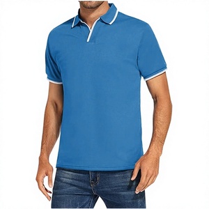 Camiseta Polo de Hombre de Punto, 100% Algodón, 220 GSM, Corte Regular, Antiarrugas, Verano, Moda, con Logotipo de Marca Personalizado al por Mayor OEM - Product Image 1
