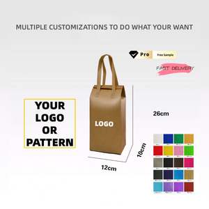 Eco Disposable Single Cup Insulation Takeaway <b>Lunch</b> Bag Waterproof Non-Woven Tote Warm Thermo Cooler Doggie Bags Letter Basket - Product Image 5