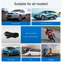 HUD Portable Unit Multi-Function GPS Speedometer with LCD Speed/Clock/Fuel Consumption Display TFT Screen X2 Head-Up Display