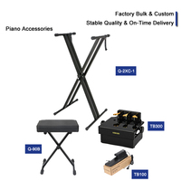 Top Picks for You Z-80 Adjustable & Folding Two Tier Keyboard Piano Stand for Keyboard Music Instruments for Stores