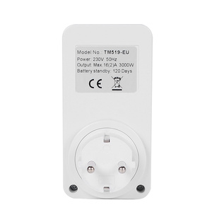 <span class=keywords><strong>Minuteur</strong></span> programmable numérique électronique TM519 avec prise EU/UK/BR, contrôle de relais horaire à brancher - Product Image 6
