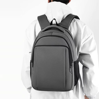 Sac à dos professionnel en nylon durable multi-poches, sac polyvalent pour étudiant, sacoche pour ordinateur portable, sac de voyage d'affaires et de loisirs