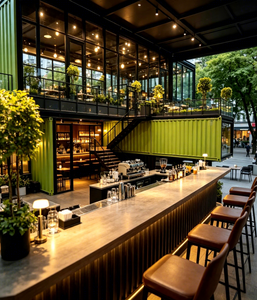Restaurante Portátil Prefabricado Personalizado en Contenedor, Cafetería Móvil en Contenedor, Diseño de Tienda, Contenedor para Puesto de Comida - Product Image 4