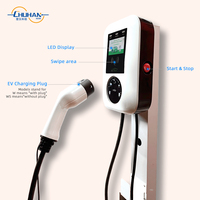 Nouvelle borne de recharge murale Chuhan 7KW 11KW 22KW GBT Type 1 Type 2 pour voitures électriques domestiques 16A 32A