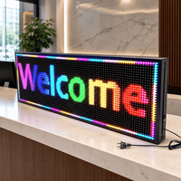 Panneau d'affichage LED programmable en gros, multicolore, pour les magasins de détail, les bars, les restaurants et les bureaux