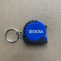 Mètre Ruban en Acier Personnalisé avec Logo, Forme Ronde, 1M/3FT, avec Porte-clés, Ruban de Mesure Promotionnel avec Logo Personnalisé