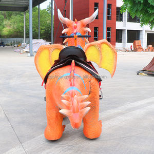 Chuangying Nuevo Dinosaurio Animatrónico con Forma de Dragón, Dinosaurio Montable para Niños, Paseos en Dinosaurio para Centros Comerciales - Product Image 3