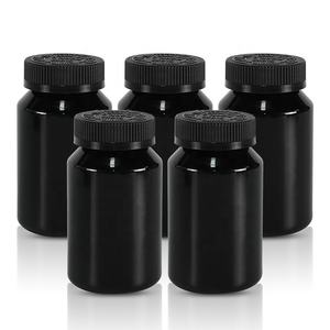 Botellas de plástico PET cápsula vacía píldora tableta medicina envasado de alimentos salud vitamina suplemento dietético con tapa - Product Image 4