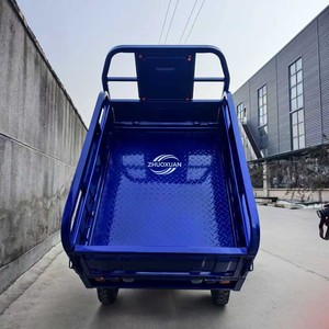 รถสามล้อไฟฟ้ารุ่นใหม่ 48V 72V สำหรับขนส่งสินค้า  แบบมีหลังคา - Product Image 3