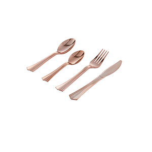 New Arrivals 2022 Kitchen Heavy-Duty PS Disposable Plastic Cutlery Set Portable Knife Fork Spoon