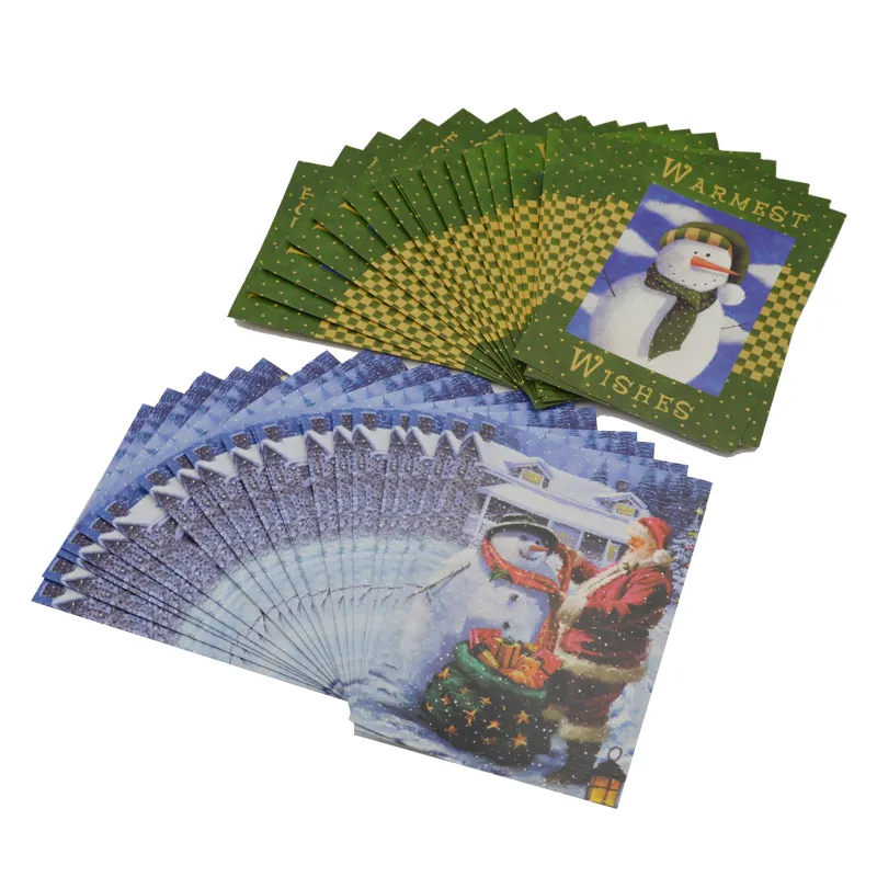 2023カスタマイズされたクリスマスフラッシュカードガイドブック付きのカスタム印刷されたコンパクトフラッシュカード