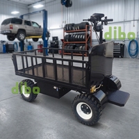 Carretilla Eléctrica Plegable de Plataforma Plana para Trabajo Pesado con Certificación CE, para Almacenes, Obras de Construcción, Logística y Transporte