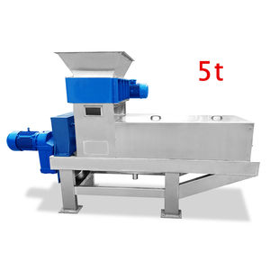 Machine de déshydratation des déchets de cuisine recycler l'équipement de processus de déshydratation déshydratation boue presse à vis séparateur solide-liquide - Product Image 1
