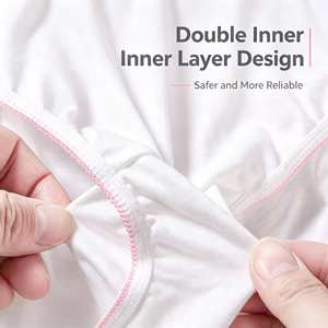 Ropa interior desechable al por mayor; bragas transpirables y cómodas para mujer, desechables para SPA, de algodón puro, en paquete individual. - Product Image 6