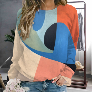 Sudaderas de cuello redondo raglán de seda de alta calidad con imagen personalizada para mujer, ropa de calle bordada, sudaderas con capucha, talla XS, disponible para todas las estaciones - Product Image 6