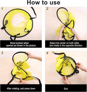 Top <strong>Bins</strong> <strong>Soccer</strong> Target Goal Net Easy to Attach and Detach to the Goal for Shooting Accuracy Training - Product Image 5