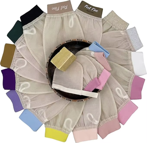 Última Colección de Guantes Exfoliantes Turcos Kese, Sensación de Seda de Morera, Guante de Baño Exfoliante Fino de la Mejor Calidad Disponible al por Mayor - Product Image 4