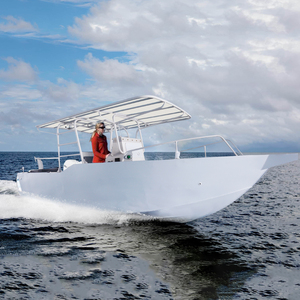 เรืออลูมิเนียมสำหรับตกปลาและพักผ่อน ปี 2022 พร้อมหลังคาบิมินี่ ขาย - Product Image 6