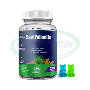 Complément alimentaire en gommes à l'extrait de palmier nain végétalien ASAP OEM pour la croissance des cheveux chez l'adulte, qualité alimentaire, 60 gommes/flacon - Product Image 2