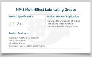 MP-3 Industrial Lithium Grease Multi-Purpose Heavy Load <strong>Lubricant</strong> SAE Certified Compressor Oil with Additives - Product Image 4
