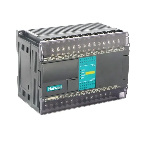 Haiwell C24S2R controlador PLC de salida de relé integrado de 24 puntos original para control de luz PLC