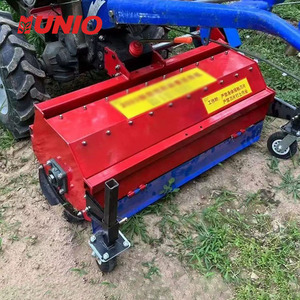 Trinciatrice per Paglia Agricola ad Alta Prestazione e Produttività, Macchina per il Ritorno del Terreno per Uso Agricolo con Motore e Cambio, 120kg - Product Image 1
