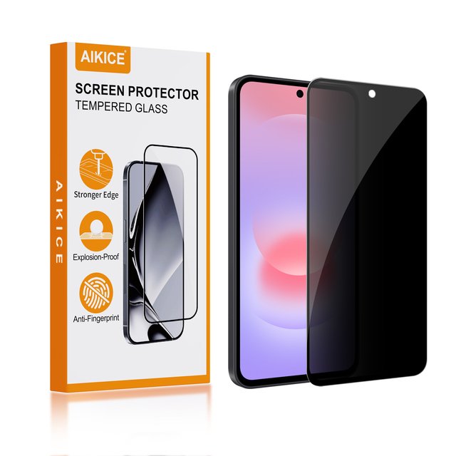9H 28 Anti-Spy Tempered Glass Screen Protector for A37 Ultra-Thin Anti-Fingerprint Vacuum Plated Oleophobic Coating