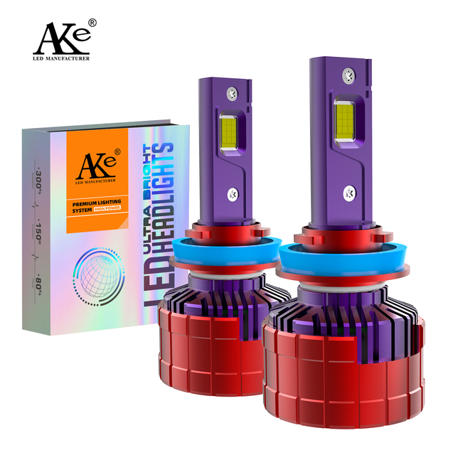 AKE K14 300W 30000LM H4 H11 9005 9006 Canbus LED Car Headlamp 800% Brighter LED Headlight H7 Led Headlight Bulb 300w