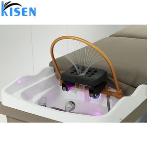 Lit de massage et de spa Kisen pour salon, lit de spa thaïlandais pour pédicure avec armoire de rangement, spécial pour salon de coiffure - Product Image 6