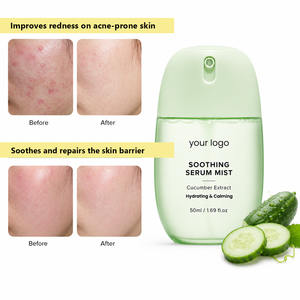 Soin Hydratant Quotidien Rafraîchissant Apaise les Peaux Sensibles Rougeâtres Soulage Rapidement la Sécheresse et les Taches Sérum Brume Apaisant à l'Extrait de Concombre - Product Image 2