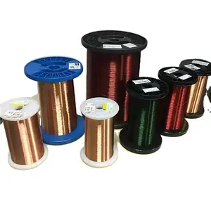 Low price AWG rectangular flat round enameled aluminum wire winding Enameled copper clad aluminum wire for motor transformer