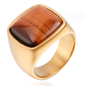 Bijoux fantaisie bagues <span class=keywords><strong>vintage</strong></span> bagues en cristal bague en pierre naturelle pour homme - Product Image 5