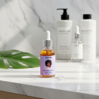 Coffret de Soin Capillaire Chebe 100% Biologique pour la Croissance des Cheveux : Spray, Après-Shampooing et Shampooing pour Cuir Chevelu Sec