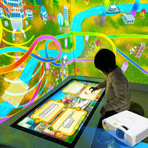教育ホーム素晴らしい魔法の絵画テーブル子供ARインタラクティブゲーム壁投影ゲームシステムインタラクティブ投影 - Product Image 1