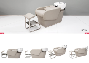 Estación de Lavado de Cabello de Alta Calidad Directo de Fábrica con Silla de Masaje y Cama, Estilo Moderno para Salón de Belleza y <span class=keywords><strong>Spa</strong></span> - Product Image 5