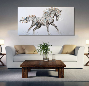 <span class=keywords><strong>Peinture</strong></span> à l'huile de <span class=keywords><strong>cheval</strong></span> de haute qualité, <span class=keywords><strong>peinture</strong></span> à l'huile de <span class=keywords><strong>cheval</strong></span> abstraite faite à la main sur toile, <span class=keywords><strong>peinture</strong></span> murale de <span class=keywords><strong>cheval</strong></span> <span class=keywords><strong>bleu</strong></span> pop - Product Image 2