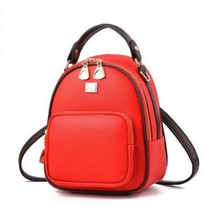 Women's Solid Color Casual Sport <b>Backpack</b> Waterproof Shoulder Bag <b>Large</b> Capacity Bag - Product Image 6