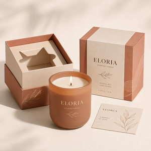 Caja <span class=keywords><strong>de</strong></span> Regalo Rígida para Velas con Impresión Personalizada, Caja <span class=keywords><strong>de</strong></span> Empaque Premium para Velas Aromáticas con Inserto <span class=keywords><strong>de</strong></span> Espuma para Decoración del Hogar - Product Image 1