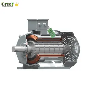 PMG! 50 Rpm kalıcı mıknatıslı alternatör jeneratör, 10kw 20KW alternatör düşük hız alternatör