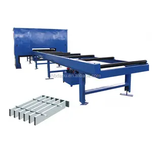 China factory automatic steel grating panel mesh cutting machine supplier