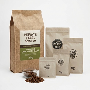 Aliments pour chiens lyophilisés personnalisables OEM, biologiques, riches en protéines, probiotiques, sans céréales, poulet, poisson, saumon, faibles en glucides, marque privée - Product Image 2
