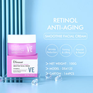 Crème Visage 4 Types à la <span class=keywords><strong>Vitamine</strong></span> <span class=keywords><strong>C</strong></span>, Niacinamide, Rétinol, <span class=keywords><strong>Acide</strong></span> <span class=keywords><strong>Hyaluronique</strong></span> – Améliore le Teint Terne, Raffermit et Hydrate pour le Maquillage - Product Image 4