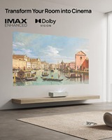 Article populaire : Projecteur laser 4K XGIMI Aura2, 2300 lumens ISO, 2+32 Go, Smart Google TV, Home Cinéma, Vidéo, Projecteur DLP à ultra courte focale