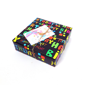 Wholesale High Quality <b>Birthday</b> Tissue Rolls Red-Green-Black Series Packaging <b>Wrapping</b> <b>Paper</b> Roll Uperior Craftsmanship - Product Image 6