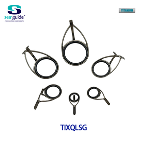 Anneau en titane Seaguide TiXQG SIC, guide anti-emmêlement, cadre incliné à double <span class=keywords><strong>pied</strong></span> RS LS pour cannes à pêche à lancer et à mouche, 1 pièce - Product Image 3