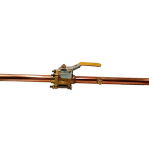 Guangdong Magnesium Special 231L Brass Three Piece Ball Valve 1 In True Union Manual Control Water Use - Product Image 2