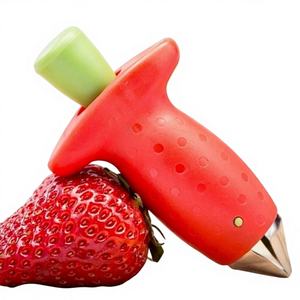 Descorazonador Manual de Plástico PP para Fresas y Tomates, Removedor de Tallos, Cortador de Frutas - Product Image 1