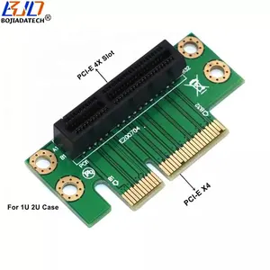 90 Degree PCI Express PCI-E 4X to X4 Adapter Riser Card for 1U 2U Server / PC Computer Case