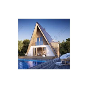 Promotion Chalet House Factory log cabin houses Wooden chalet